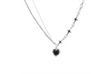 4pcs Women's Pendant Necklace Trendy Hoodie Sweater Chain