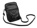 Women Crossbody Purse Multi-Pocket PU Leather Shoulder Bag Phone Bag