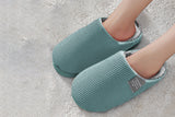 Women Men Winter Slipper Warm Plush Lined Anti-Slip Home Indoor Slippers