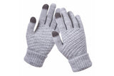 2 Pair Winter Thermal Warm Gloves for Men Women Touchscreen Knitted fleece gloves