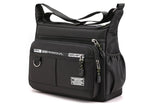 Multi-Pocket Men's Crossbody Shoulder Bag for Outdoor Travel and Commuting