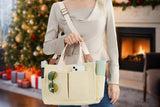 Women's Large Canvas Crossbody Tote Handbag