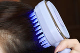 Scalp Vibrating Massage Combs with Red and Blue Light for Hair Care