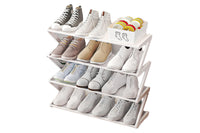 4 Tier Shoe Rack Storage Organizer Shelf Stand Shelves Shoe Storage