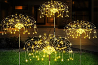 Set of 4Pcs Solar Firework Lights