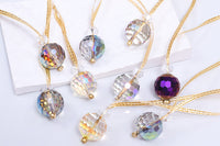 12pcs Crystal Glass Sun Catcher Christmas Tree Decor Balls