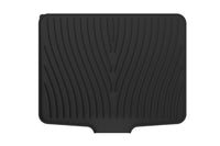 Silicone Dish Drying Mat for Kitchen Counter with Built-in Drain