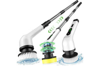 Cordless Electric Spin Scrubber with 9 Replaceable Brush Heads