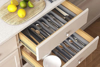 Expandable Utensil Tray Kitchen Drawer Organizer for Forks Knives