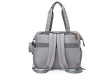 Diaper Bag Backpack with Separate Shoe Compartment and Changing Mat