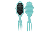 2-In-1 Curly Hair Defining Brush Stylishing Tool
