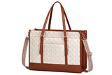 15.6-inch Laptop Tote Bag with Matching Wristlet Clutch Pouch Wallet Handbag Crossbody