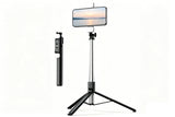1.7m Extendable Selfie Stick Tripod with Bluetooth Remote and 2 LED Fill Lights