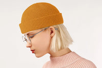 Winter Warm Fisherman Beanie Roll Up Edge Hat