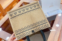 Jute Tote Bag with Handle Reusable Handbags Burlap Tote Mama Bag