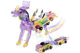 Collision Dinosaur Car Toy Magnetic Cars Transform into Dinosaurs for Boys Girls