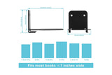 Invisible Floating Bookshelf Wall Mounted Shelving Book Display