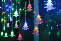 4M Curtain String Lights Christmas Window Lights for Party