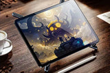8-Height Adjustable Magnetic Rotation Foldable Laptop Stand Tablet Holder Laptop Riser