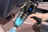 Cordless Desktop and Car Vacuum Cleaner with Blow & Suction Functions and Digital Display