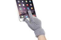 2 Pair Winter Thermal Warm Gloves for Men Women Touchscreen Knitted fleece gloves