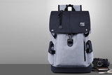 Large Capacity Anti-Theft Travel Backpack Preppy School Bag with USB Charging Port