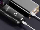 USB Rechargeable Hair Straightening Brush with LED Screen