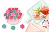 3-Piece 19 Cell Silicone Bee Honeycomb Cake Chocolate Ice Mould