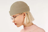 Winter Warm Fisherman Beanie Roll Up Edge Hat