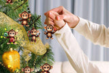 2025 Advent Countdown Calendar Funny Monkey Ornaments