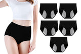 5Pcs Mid Waist Menstrual Leakproof Panties for Women