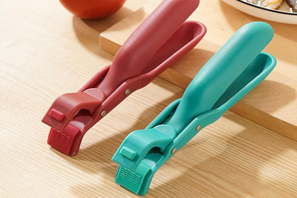 Multi-Purpose Anti-Scald Bowl Holder Clip for Kitchen Silicone Non-Slip Clip