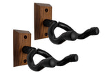 Guitar Wall Mount Walnut Wood Hanger Stand for Acoustic Electric Guitar Banjo Bass
