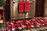 2Pcs Christmas Kitchen Floor Mat