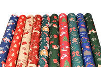 10Pcs Christmas Wrapping Paper Christmas Present Wrap