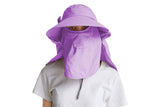Women's Sun Hat – Detachable Face Mask & Neck Flap Visor!