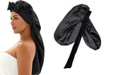 Double Layer Reversible Silk Bonnet For Sleeping