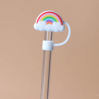 10Pcs Silicone Straw Covers Caps for 8 mm Straws