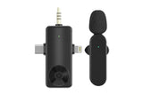 3-in-1 Wireless Lavalier Microphone for Android Phone iPhone