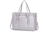 15.6-inch Laptop Tote Bag with Matching Wristlet Clutch Pouch Wallet Handbag Crossbody