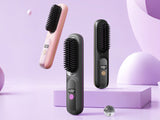 Portable Rechargeable Wireless Hair Straightener Comb