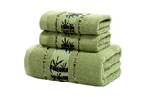 3Pcs Bath Towel Set Soft Bamboo Fiber Bath Towel Face Towel Hand Towel for Kids Adults