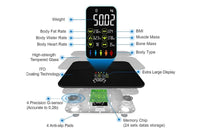 Smart Digital Bathroom Body Fat Scale for BMI