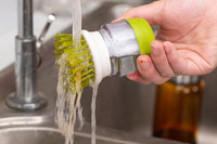 Dish Scrub Brush with Soap Dispenser Palm Scrub Washing Brush Pressing Cleaner