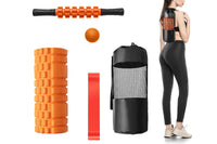 5-in-1 Foam Roller Set Exercise Massage Ball Stretching Strap