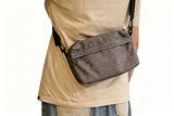 Travel Crossbody Bag with Luggage Sleeve Multi Layer Card Slots Sling Bag Passport Purse