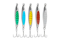 5 Pcs Fishing Lure Metal Slugs Slice Spoon Spinner Baits Tackle Mackerel Tailor Lures