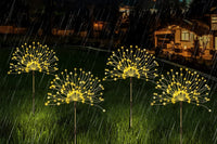 Set of 4Pcs Solar Firework Lights