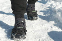 Traction Cleats Ice Snow Grips with 10 Stainless Steel Spikes