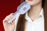 Scalp Vibrating Massage Combs with Red and Blue Light for Hair Care